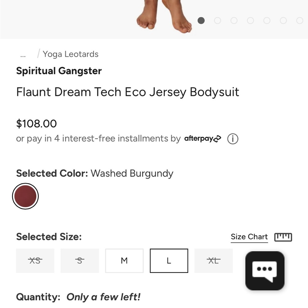 Spiritual Gangster Flaunt Dream Tech Eco Jersey Bodysuit - Picture 7 of 7